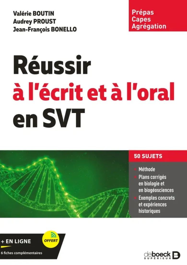 Réussir à l’écrit et à l’oral en SVT
