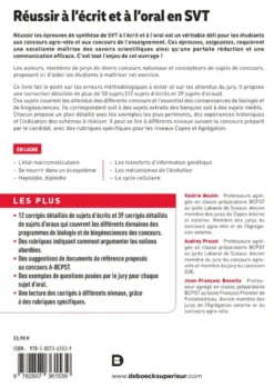 Réussir à l’écrit et à l’oral en SVT