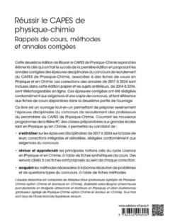 Réussir le CAPES de physique-chimie