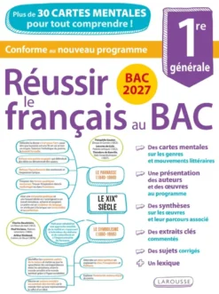Réussir le français au bac en cartes mentales
