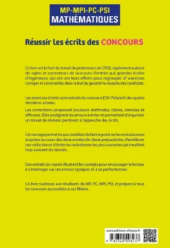 Réussir les écrits des concours. MP-MPI-PC-PSI Mathématiques