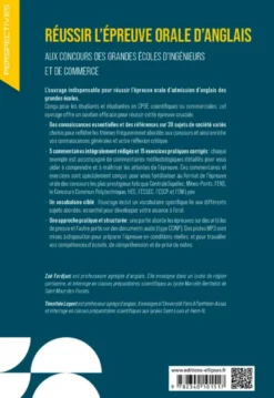 Réussir l’épreuve orale d’anglais aux concours des grandes écoles d’ingénieurs et de commerce