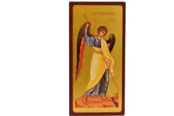 Saint Michel - Mini icône autocollante 9x4 cm -603.12