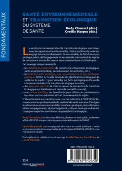Santé environnementale et transition écologique du système de santé