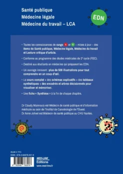 Santé publique, médecine légale, médecine du travail - LCA