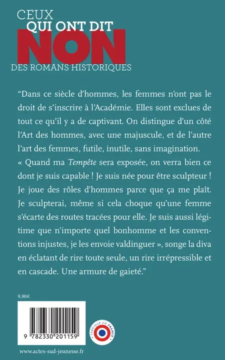 Sarah Bernhardt : "Non aux conventions"