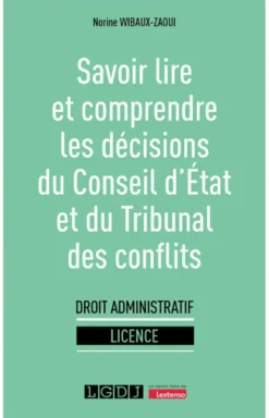 Savoir lire et comprendre les décisions du Conseil d'État et du Tribunal des conflits