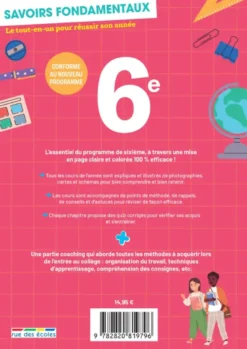Savoirs fondamentaux 6e - Toutes les matières