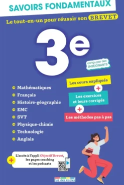 Savoirs fondamentaux 3e - Toutes les matières