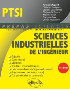 Sciences industrielles de l'ingénieur PTSI