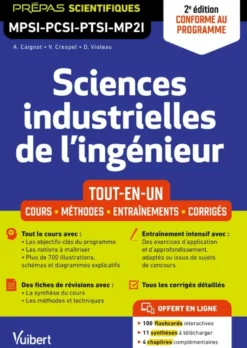 Sciences industrielles de l'ingénieur MPSI-PCSI-PTSI-MP2I - Tout-en-un