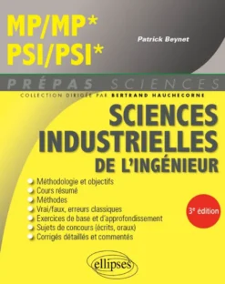 Sciences industrielles de l'ingénieur MP/MP* - PSI/PSI*