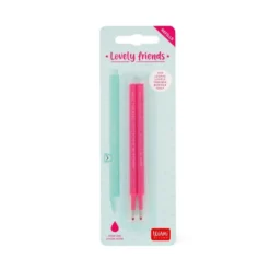 Set de 2 Recharges pour Stylo à Encre Gel - Lovely Friends rose