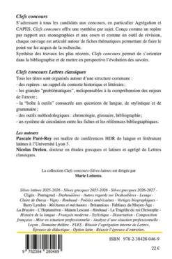 Silves latines 2026-2027