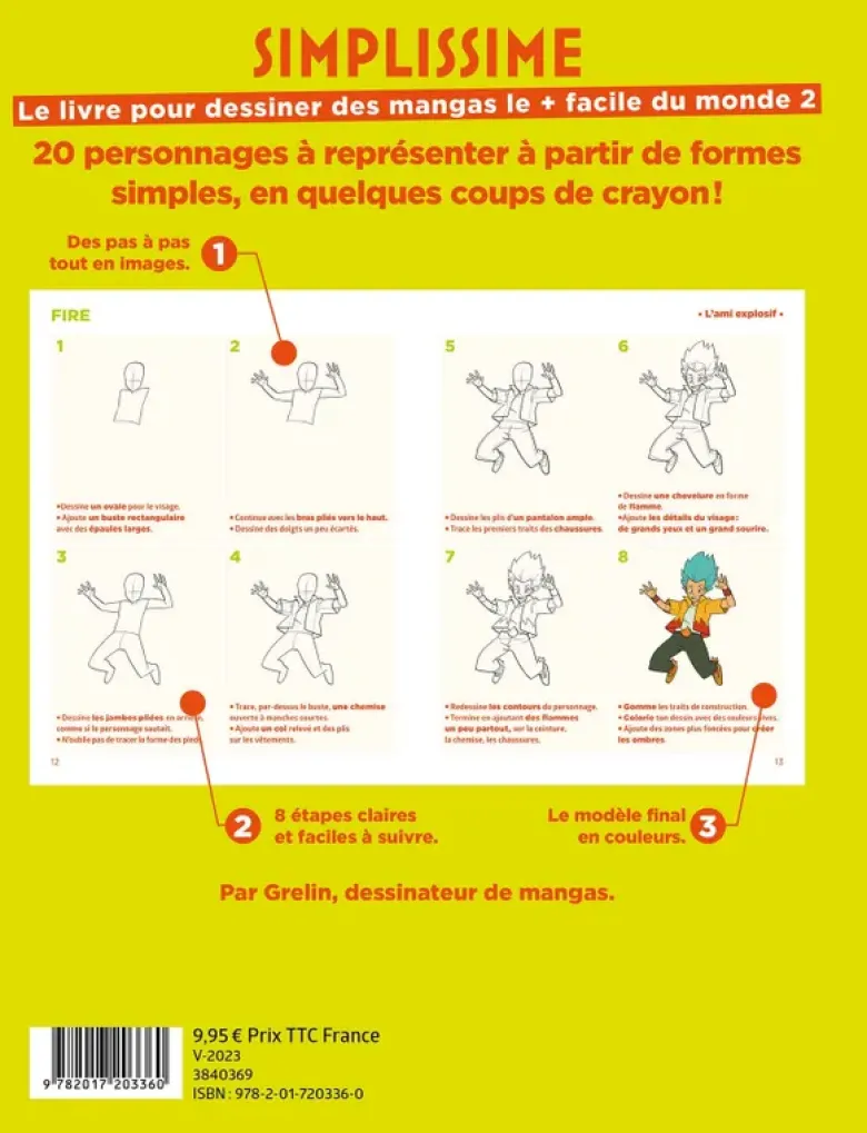 Simplissime - Le livre pour dessiner des mangas le + facile du monde 2