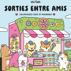 Sorties entre amis - Vivi Tinta - Coloriages cosy et mignons - Cosy colo