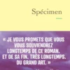 Spécimen