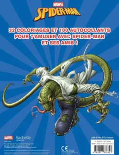 SPIDER-MAN - Mes colos + autocollants - MARVEL