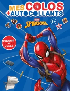 SPIDER-MAN - Mes colos + autocollants - MARVEL