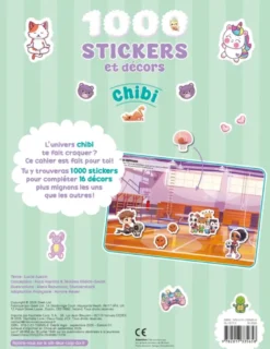 1000 stickers et décors chibi