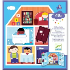 Stickers épais et repositionnable - La maison