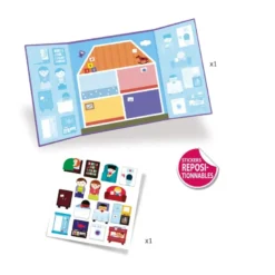 Stickers épais et repositionnable - La maison