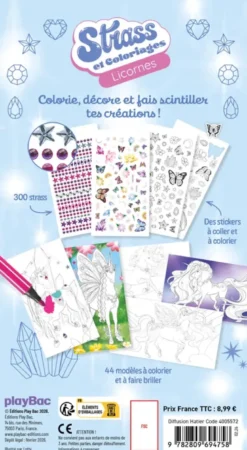 Strass et coloriages Licornes