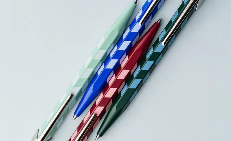 Stylo Bille Mosaic bleu roi