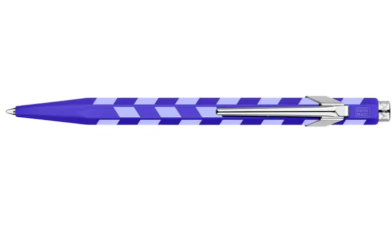 Stylo Bille Mosaic bleu roi