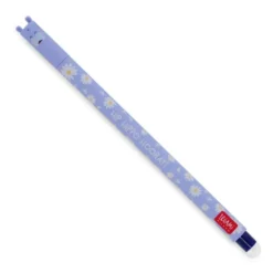 Stylo gel effaçable hippo bleu lavande