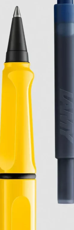 Stylo Roll-Ink jaune