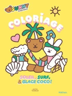 Sunny & ses amis - Coloriage - Soleil, surf & glace coco !