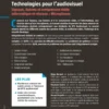 Technologies pour l'audiovisuel