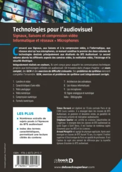 Technologies pour l'audiovisuel