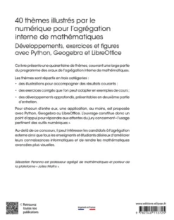 40 thèmes illustrés par le numérique pour l’agrégation interne de mathématiques