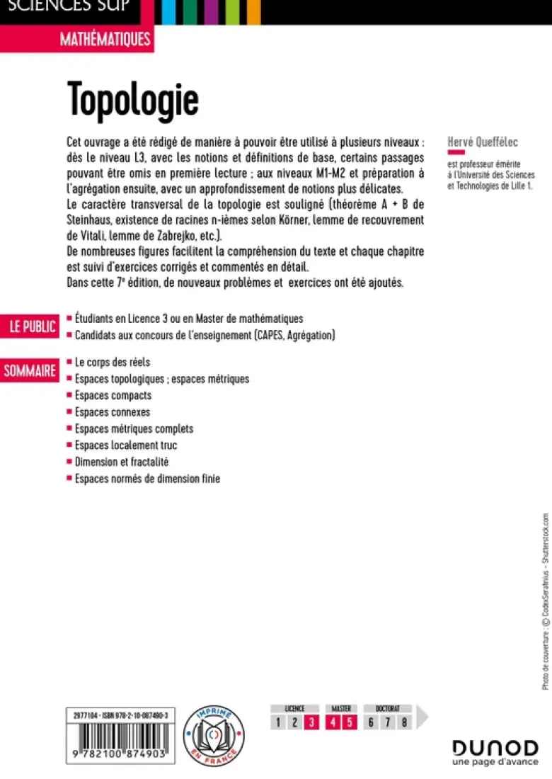 Topologie - 7e éd.