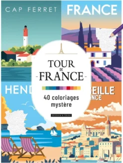Tour de France - 40 Coloriages Mystère