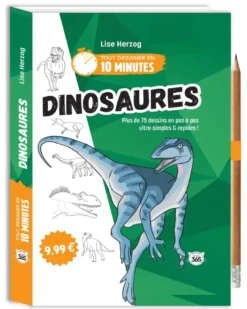 Tout dessiner en 10 minutes - Dinosaures