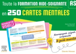 Toute la formation aide-soignante en 250 cartes mentales