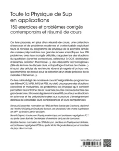 Toute la Physique de Sup en applications