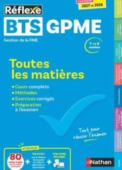 Toutes les matières BTS GPME - 10
