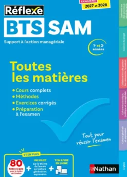 Toutes les matières BTS SAM - 9