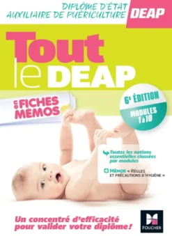 Tout le DEAP en fiches mémos - IFAP - Diplôme État Auxiliaire puériculture - 2025-2026