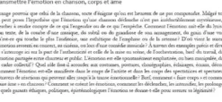 Transmettre l’émotion en chanson, corps et âme