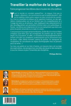 Travailler la maitrise de la langue