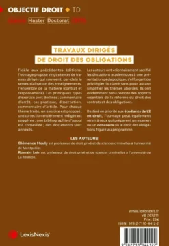 Travaux dirigés de droit des obligations