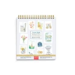 Travel Book Spring in Paris - Carnet aquarelle