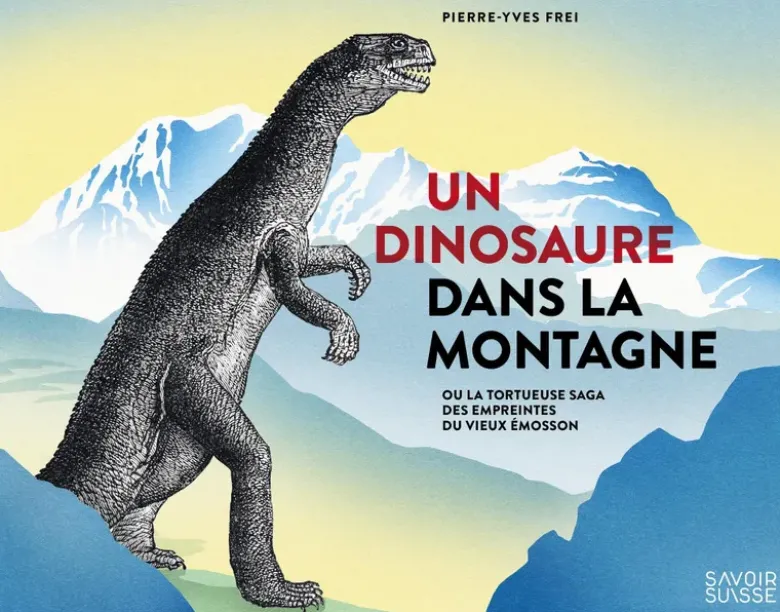 Un dinosaure dans la montagne