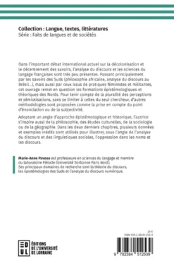 Une autre analyse du discours