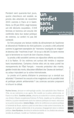 Un verdict sans appel